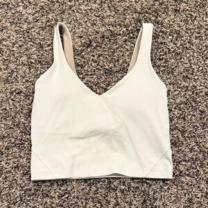 lululemon athletica White Crop Top